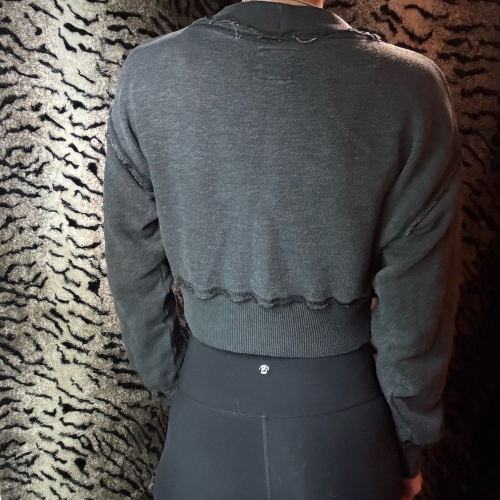 Black Cropped Sweater